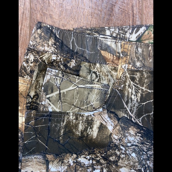 Real tree Edge Camo Men's Pants 5 Pocket Flex Jeans Deer Hunting NEW Multi SZ - Picture 6 of 11